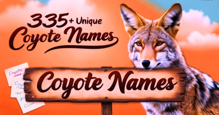 20 Good Names for a Coyote as a Pet